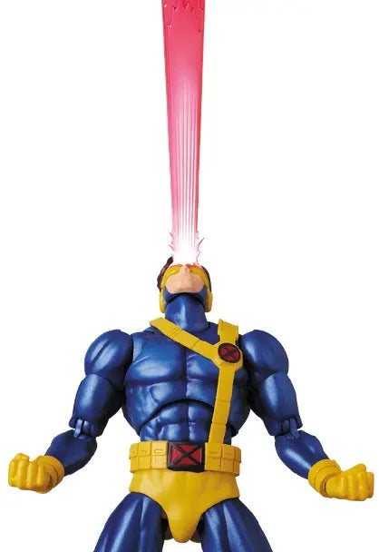 Cyclops action figure from X-men by Mafex upwards blast