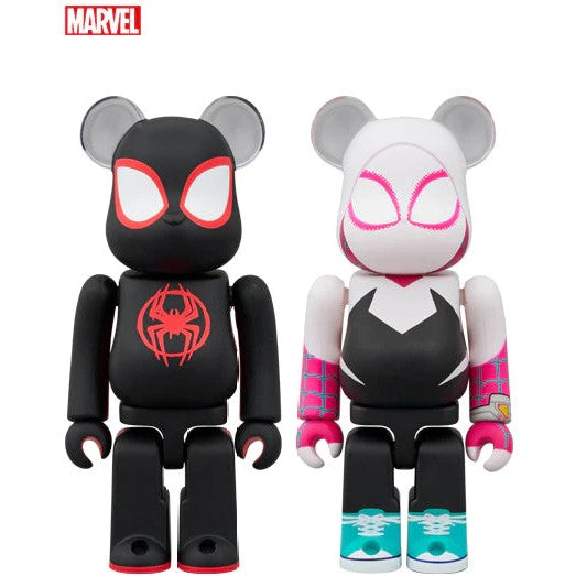 BE@RBRICK Spider-Man (Miles Morales) & Spider-Gwen 2pcs Set