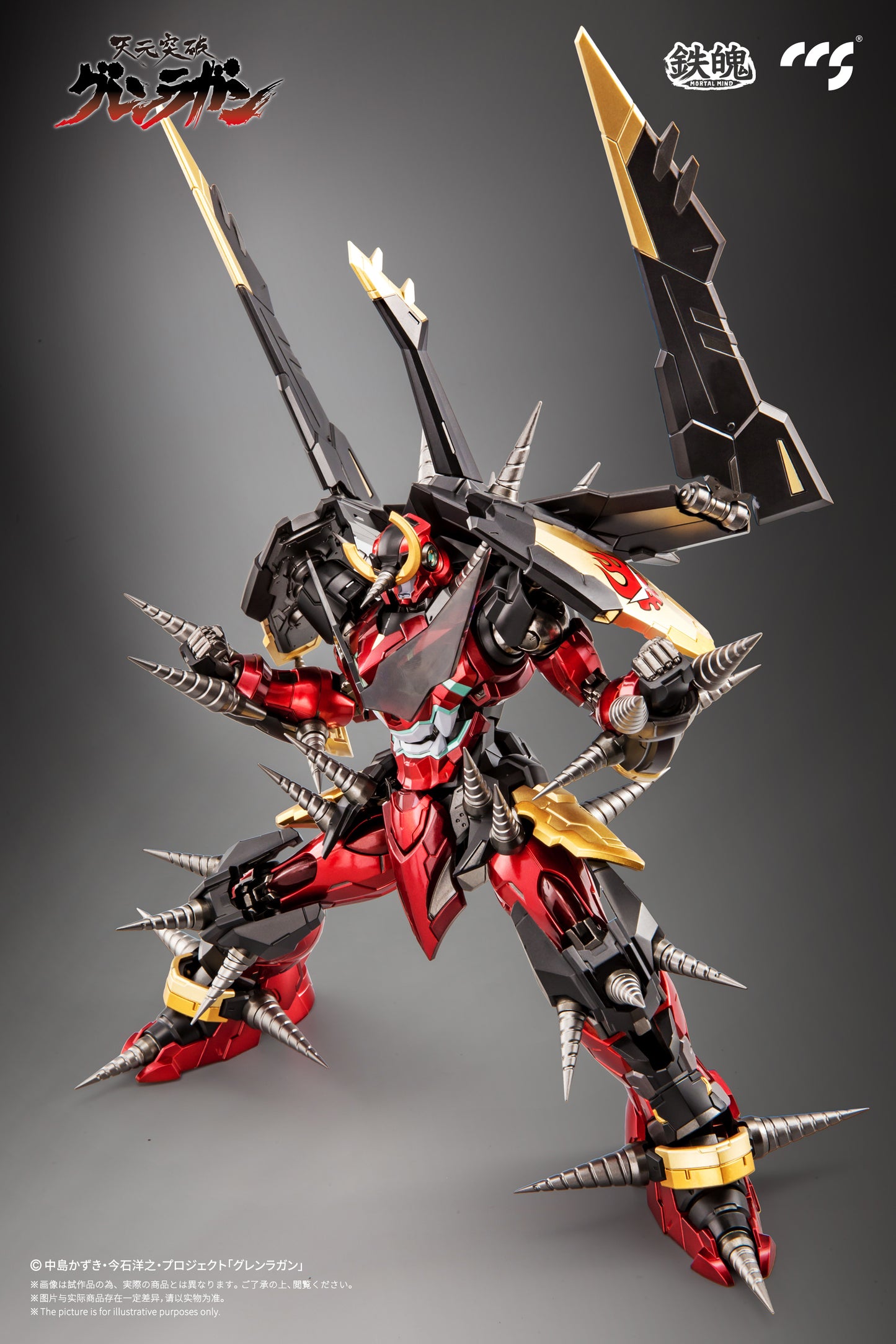 CCSTOYS Mortal Mind Series Tengen Toppa Gurren Lagann: Gurren Lagann Alloy Action Figure (Reissue)