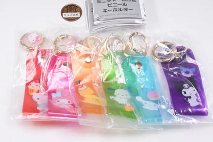 Sanrio Characters Vinyl Key Chain with Mini Charm