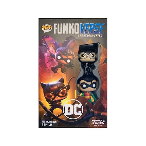 Pop! Funkoverse Strategy Game — DC 101: Catwoman & Robin (Batman Universe)