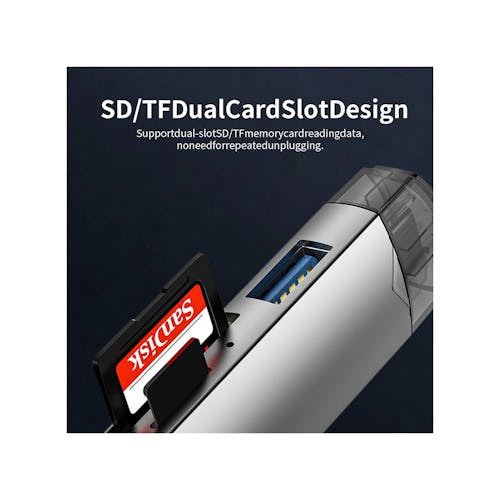 SD 3.0 Card Reader - USB-C/USB-A