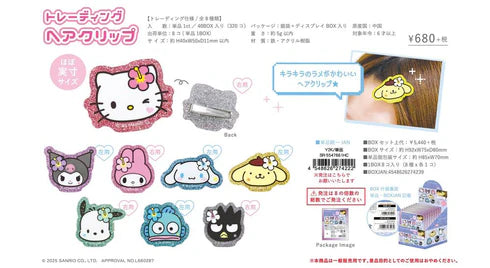 Sanrio Y2K Hair Clip - Random Character