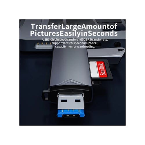 SD 3.0 Card Reader - USB-C/USB-A