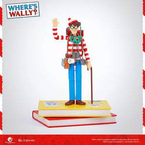 Action figure of a character from 'Where's Waldo?' on a white background with red accents.
