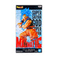 Super Saiyan God Super Saiyan Maximatic figure packaging with character illustration on a white background