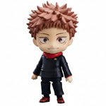 Nendoroid Yuji Itadori - Jujutsu Kaisen Action figure with spiky hair, scar on face, red scarf, black top, black pants, red shoes
