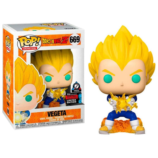 POP! Animation Dragonball Z 669 - Vegeta (Check Description)*** Vinyl Figure [Funko Exclusive 2019 Fall Convention limited Edition]