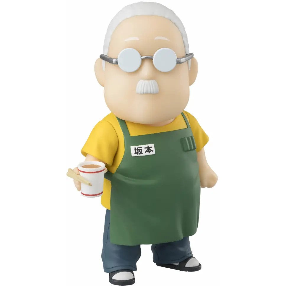 Sakamoto Taro holding instant noodles