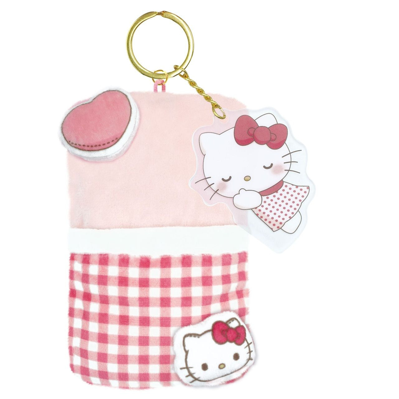 Sanrio Hello Kitty Fukafuka Ofuton (fluffy futon) mascot keychain