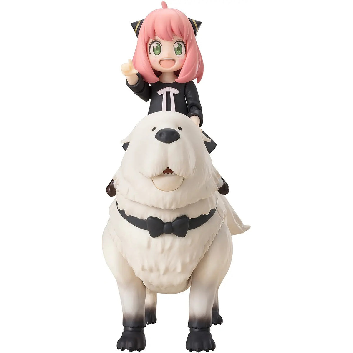 Anya riding on Bond spy x family