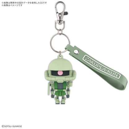 Mobile Suit Gundam Zakupla-kun 3D Rubber Mascot Key Chain