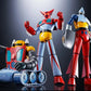 Three robot toy figures on a reflective surface with a dark background