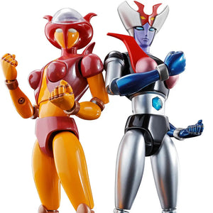 SOUL OF CHOGOKIN GX-08R APHRODAI A VS GX-09R MINERVA X