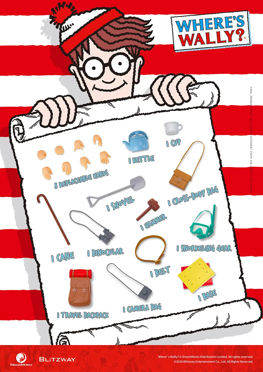 1/12 Action Figure Wally (from Where's Wally?)