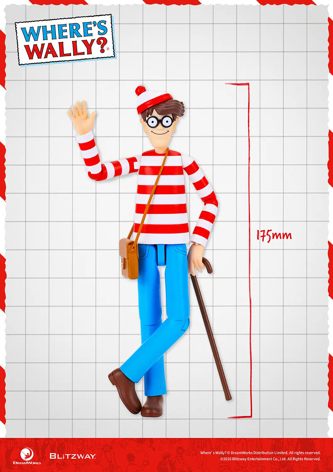 1/12 Action Figure Wally (from Where's Wally?)