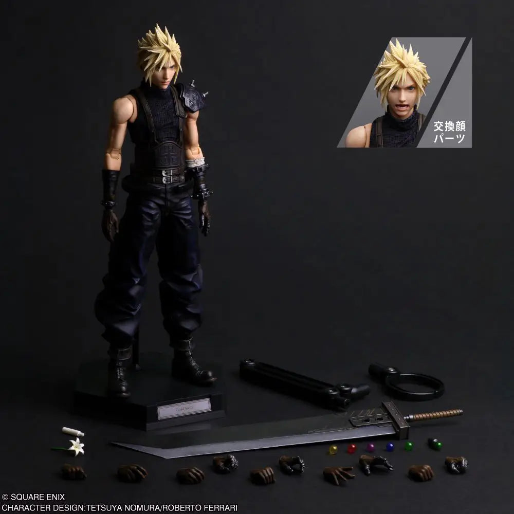 Final Fantasy VII Rebirth Play Arts True Cloud Strife