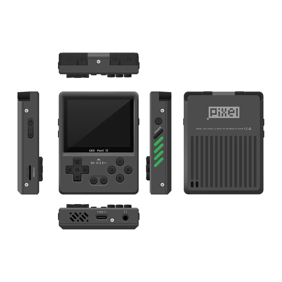 GKD PIXEL 2 2.4-Inch Screen Metal Case (64GB 2025 Ready to play