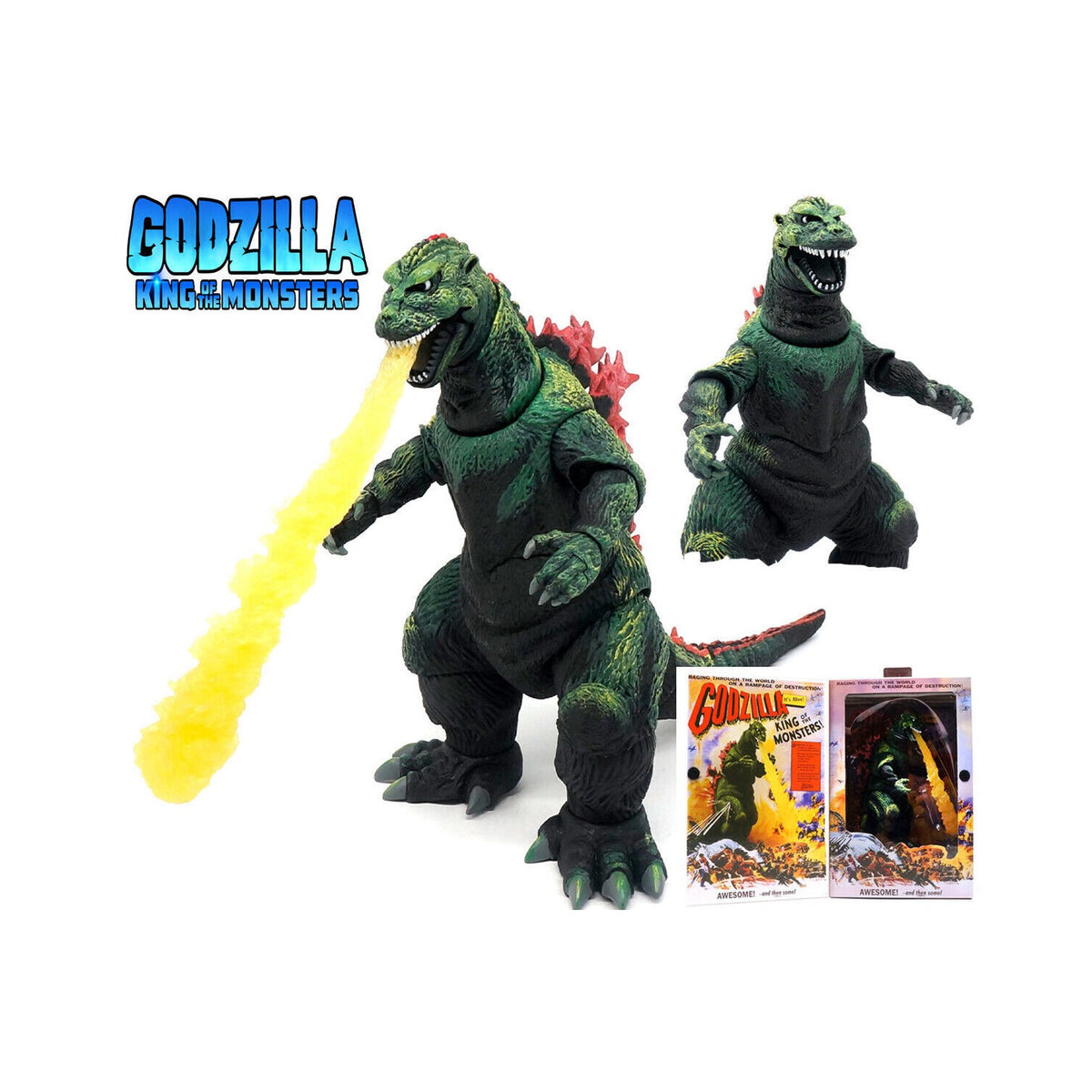 Godzilla 12"HTT Action Figure 1956 (American Poster version): Godzilla King of the Monsters