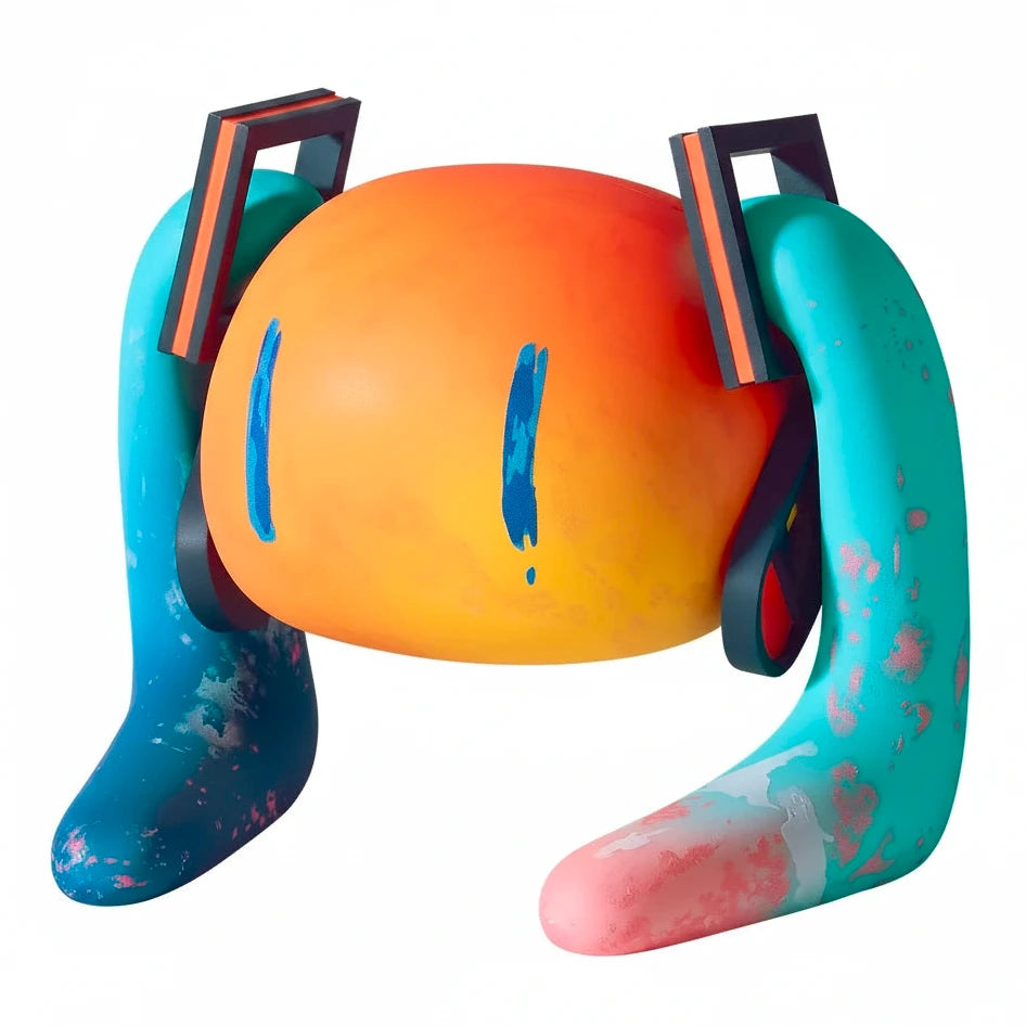 Artist Collaboration Figure Hatsune Miku x Maho Takahashi — Miku-chan!! (Orange)