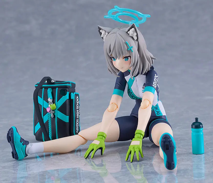 figma Shiroko Sunaookami (Riding) DX Edition (Blue Archive)