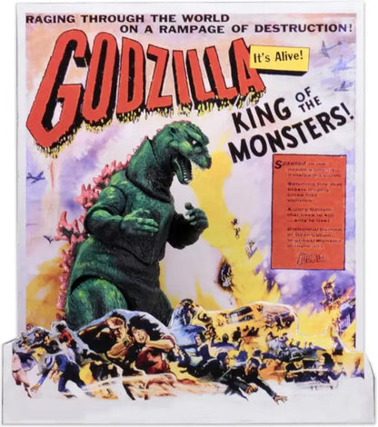 ملصق شخصية جودزيلا ملك الوحوش من شركة نيكا للألعاب عام ١٩٥٦، جودزيلا، من شركة نيكا للألعاب