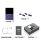 TrimUI Brick Gaming console with keycaps, charging cable, user manual, and gift box