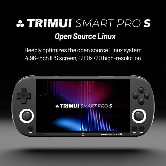 Trimui Smart Pro S – Portable Retro Game Console | CrossMix OS 256GB Bundle