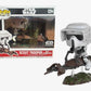 Pop! Star Wars 234 - Scout Trooper with Speeder Bike Vinyl Bobble Head [Star Wars Smuggler's Bounty Exclusive]
